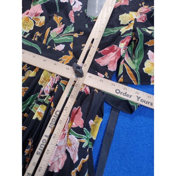 Pretty Little Thing floral pleated midi Dress Hotsell Size 8  NEW - Picture 7 of 16